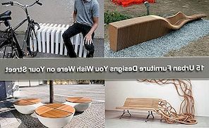 15 Stedelijke meubeldesigns die u graag op straat had