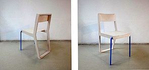 Een eenvoudig, maar toch cool ontwerp: 95% houten stoel van Remmelt Dirksen