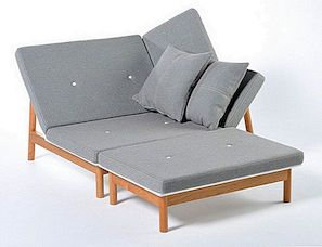 Een elegante en veelzijdige chaise longue van James Uren