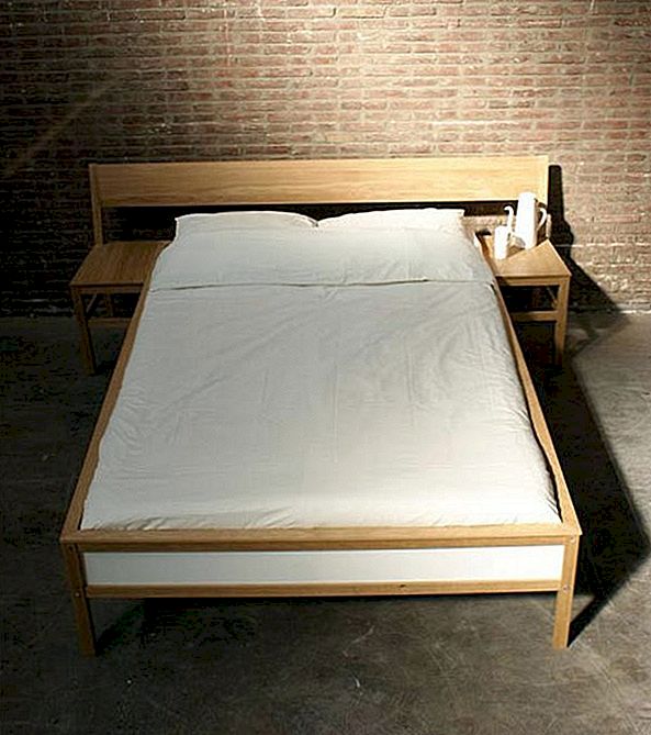混合：Mieke Meijer的床和床头柜