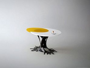 Vrolijke Egg-Inspired Table met een extravagante uitstraling