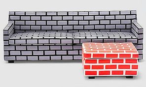 Coole sofa- en stoelontwerpen met Brick Upholstering
