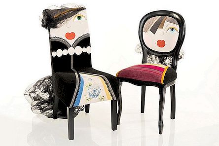 Härliga stolar med otroliga karaktärer av rumänsk formgivare Irina Neacsu
