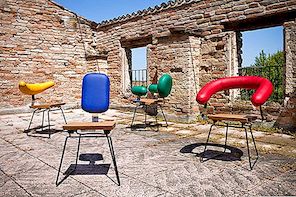 Elegante en kleurrijke stoelen Geïnspireerd door diverse menselijke persoonlijkheden: Individuale