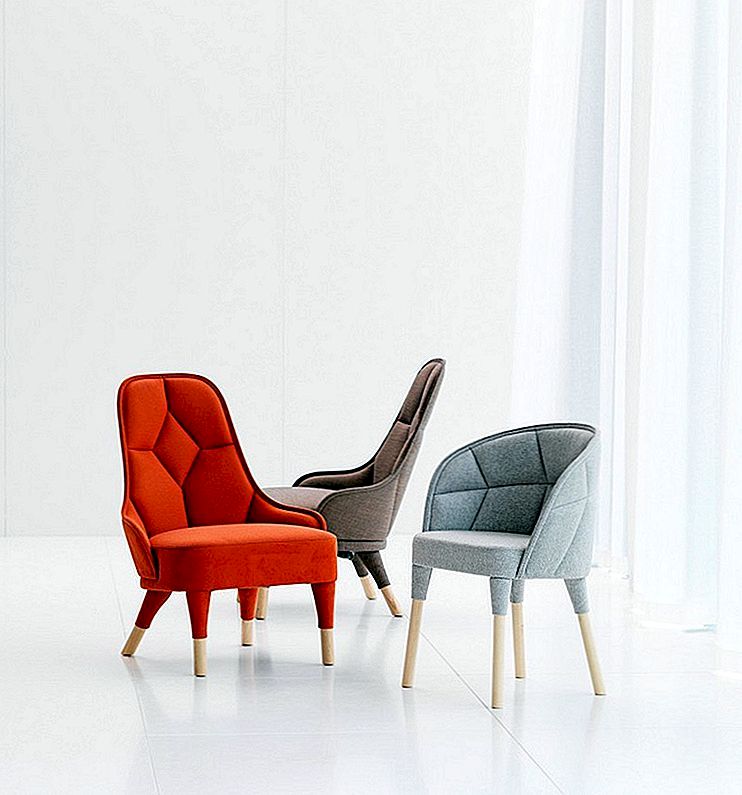Elegant ansluten: EMMA och EMILY Padded Chair Designs av Färg & Blanche