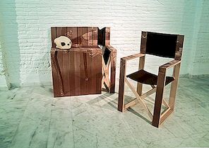 Η εξαιρετική πτυσσόμενη καρέκλα μεταμορφώνεται σε ένα πλαϊνό τραπέζι: Cóm-oda