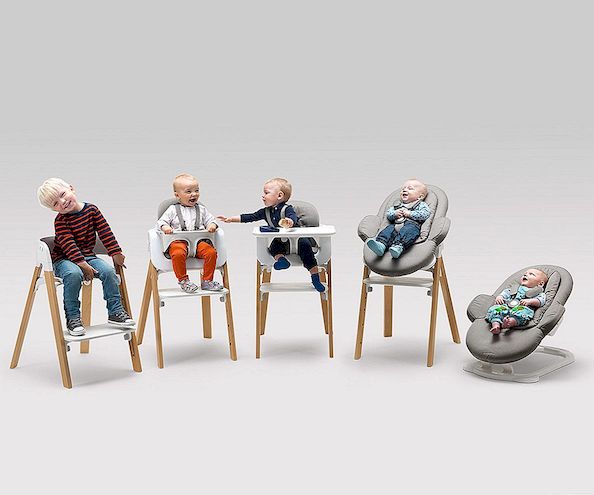 From Birth Through Childhood: Veelzijdige Stokke Steps-babystoelen
