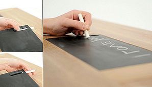 Roligt bord med Blackboards Popping Out: Skrivbar av Tianyu Xiao