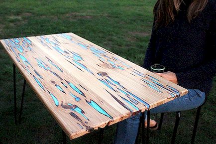 Maak je eigen gloeiende meubels: DIY Glow-in-the-Dark tafel van Mat Brown
