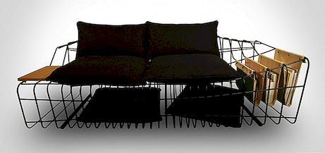 Minimalistisk Sofa med Industrial Twists: Sofist av Sule Koc Design