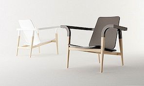 Modernatique椅子，新旧设计组合
