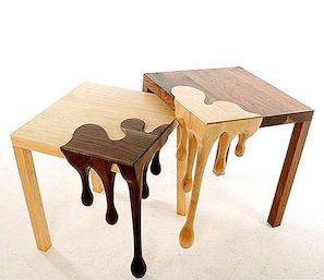 Speelse en artistieke Fusion-tafels voor origineel interieur