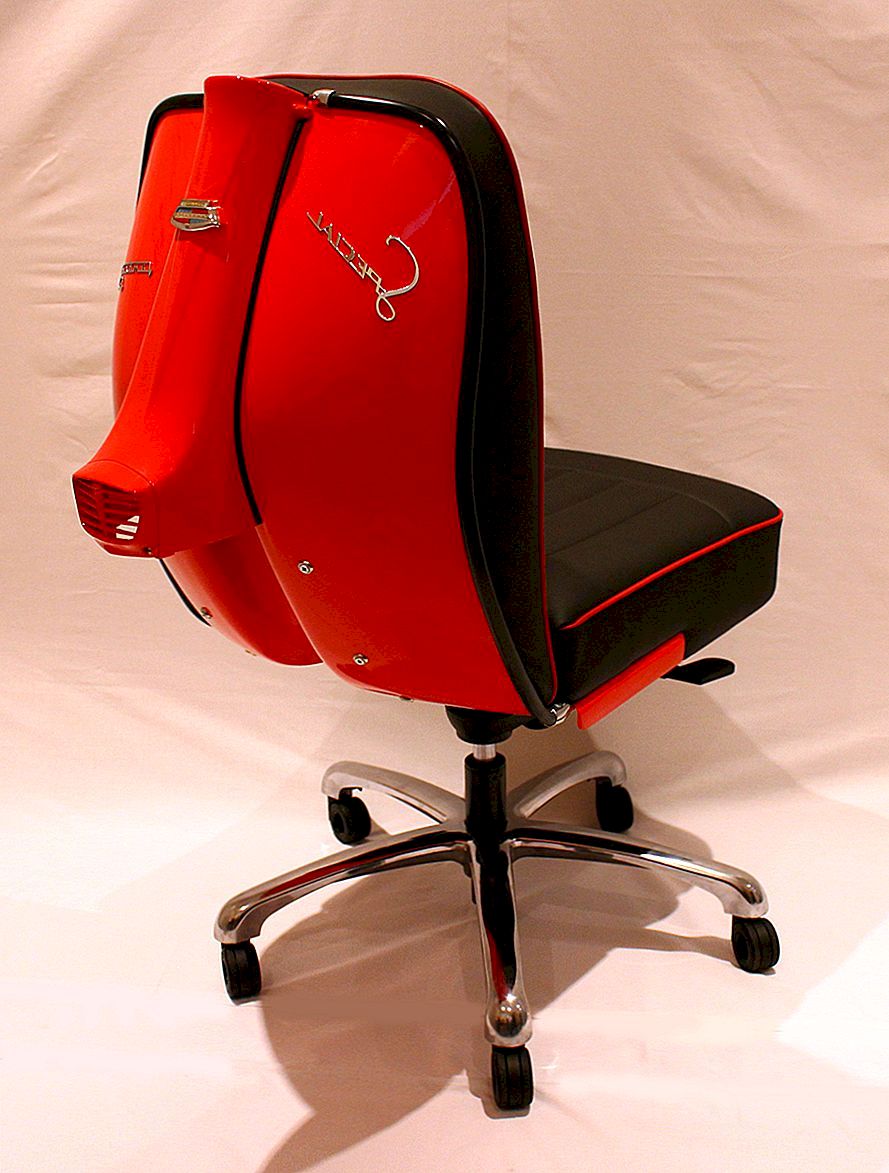 Retro Inspirace: ručně řemeslné židle oživující prvky Lambretta Scooter