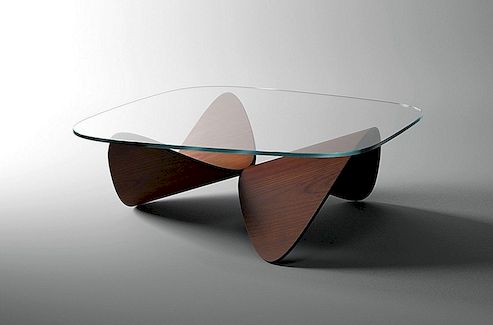 Τραπέζι καναπέ γλυπτικής βελανιδιάς εμπνευσμένη καθημερινή ισορροπία από τον Sandro Lopez