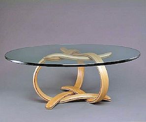 玻璃雕塑：Larry和Nancy Buechley的原创咖啡桌