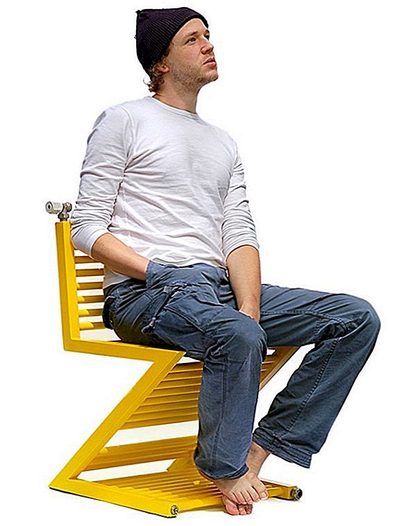 坐下来暖和起来：Jeroen Wesselink的散热器椅子