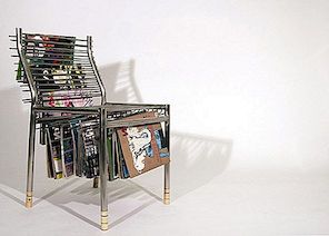 Pohranjivanje vaših omiljenih publikacija na kreativni način: Magazin Rack Chair
