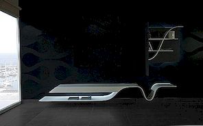 TV-toestel met een futuristisch ontwerp van Erhan Afsaroglu