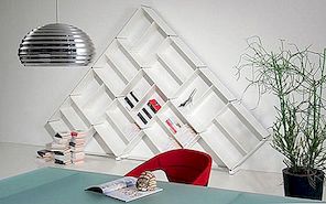 Mångsidig och ljus bokhylla för hemmet eller kontoret: Den rena vita bokhylsan