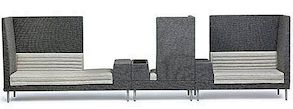 Mångsidig Smallroom Sittande Konfiguration designad av Ineke Hans