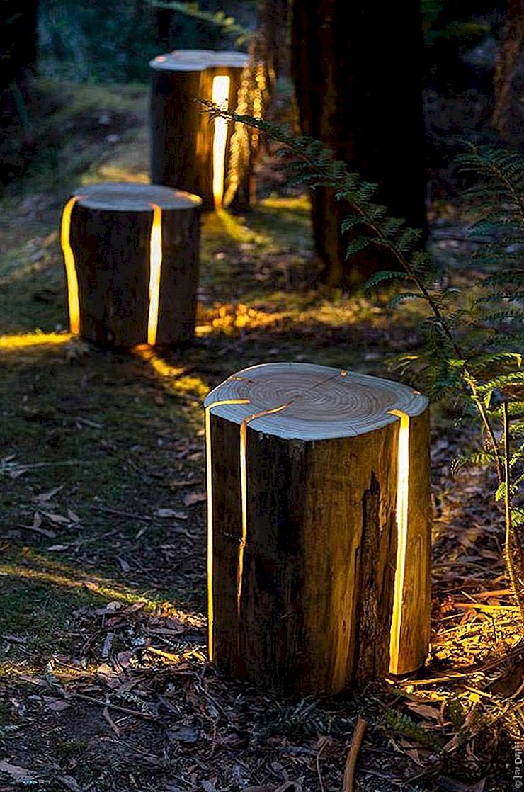 10 Mimořádné projekty, které přeměňují stromové pahýly na Art
