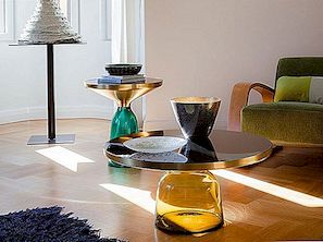 Bell-glazen salontafel voor de woonkamer