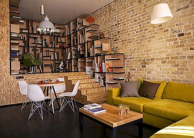 Clever Wall Storage Design Ideas inspirerade av anpassade interiörer