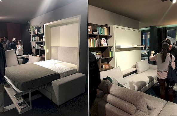 Coola sängar för små rum med begränsad förvaring