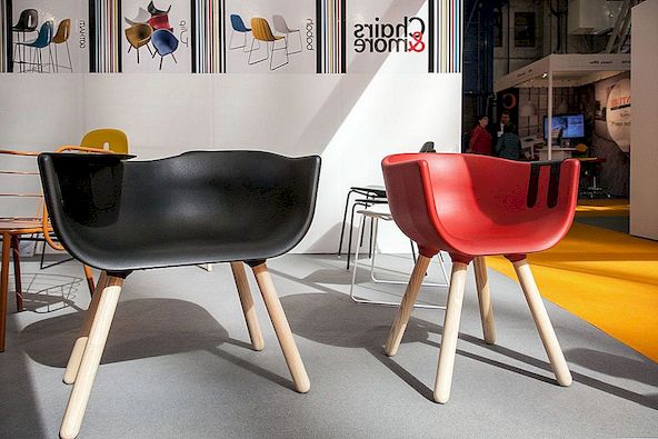 Designermöblerna skulle ge intryck genom originalitet