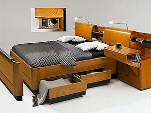 Bộ sưu tập giường lưu trữ hiện đại từ Hulsta
