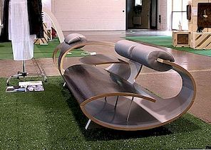 Elegantní a moderní kůra sedací nábytek