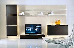 Životní moderní TV úložný stěnový přístroj společnosti Acerbis International