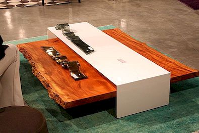 Drveni stol za kavu - od minimalista do čudesno zamršene