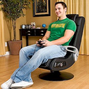 Comfortabele X-Rocker Pro Series draadloze spelstoel