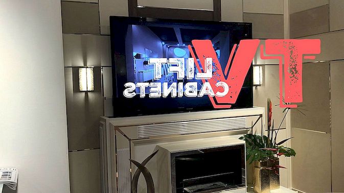 TV-liftkabinetten die uw elektronica vermommen als elegant meubilair