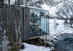 Juvet Landscape Hotel in Gudbrandsjuvet, Noorwegen