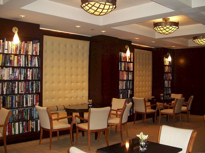 Knjižnica Hotel na Manhattanu - New York