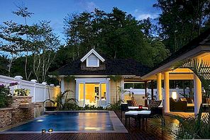 De luxe Banyan Tree schuilplaats op de Seychellen
