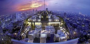 Den spektakulära Banyan Tree Bangkok resort i Thailand