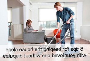 5 tips för att hålla huset rent med din älskade utan tvister