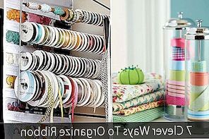 7 Clever ways to organize ribbon