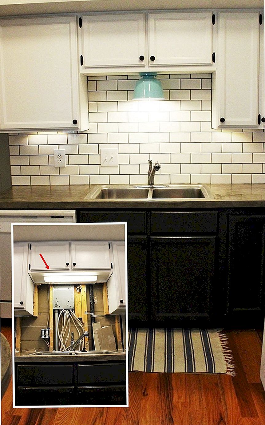 DIY Αναβάθμιση Φωτισμού Κουζίνας: Φωτιστικά LED κάτω από το ντουλάπι & φως νεροχύτη