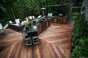 Hur man bygger utomhus köksskåp?