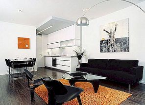 Siyah mobilya kullanarak bir oturma odası nasıl dekore edilir