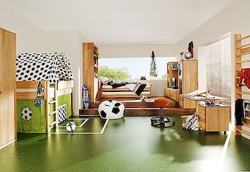 Hur man dekorerar rummet med en fotbollsfläkt