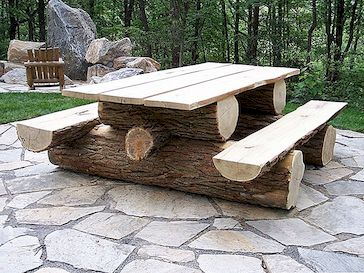 Slik dekorerer du gården med et picnicbord