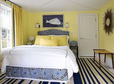 Hur du kan använda gult för att ge ditt sovrum en skön vibe