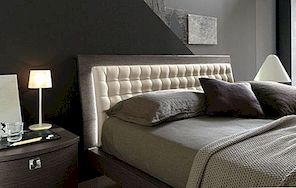 10 κομψά δερμάτινα κρεβάτια για κομψά υπνοδωμάτια