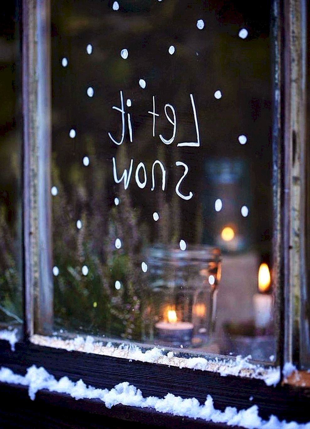 12 vánočních dekorací oken pro každý domov