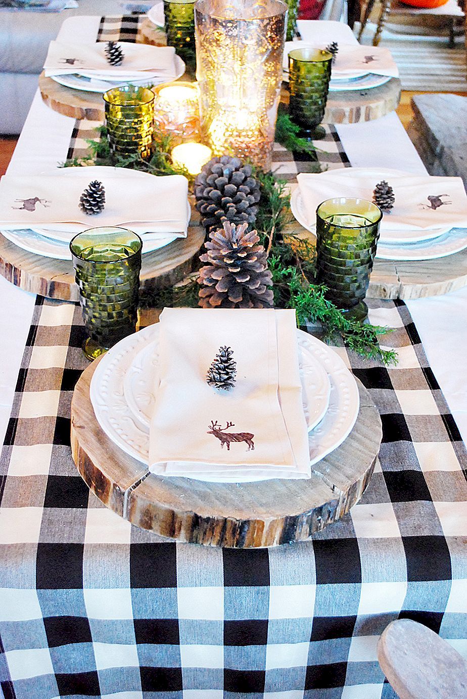 15 nastavení vánočních stolů, abyste získali nejlepší host